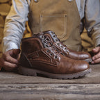 Hugh Kingsley | Retro Leather Boots For Men