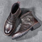 Marcus Bailey | Leather High-Top Boots For Men