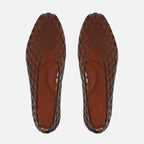 Women's Woven Jelly Ballet Flats | Breathable Summer Shoes