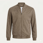 Luca Bianchi | Premium Suede-Touch Bomber Jacket For Men
