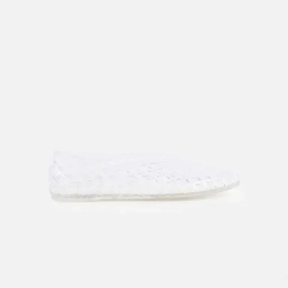 Women's Woven Jelly Ballet Flats | Breathable Summer Shoes