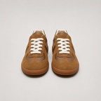 Low-Top Sneakers with Color Block and Round Toe