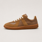 Low-Top Sneakers with Color Block and Round Toe