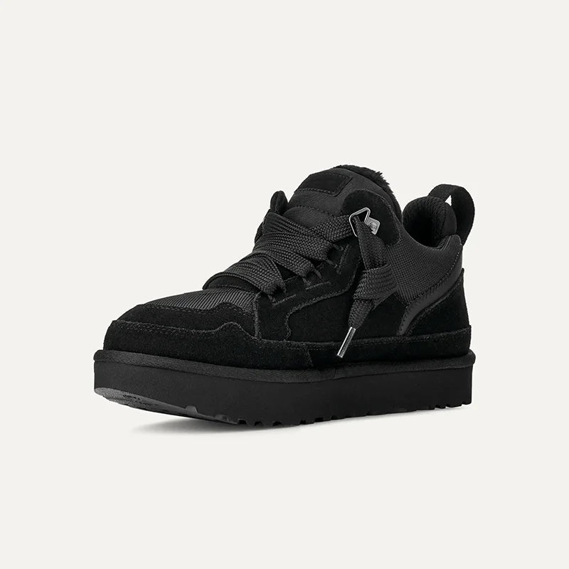 Women’s Fleece-Lined Suede Platform Winter Trainers