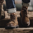 Christian Moretti | Vintage Rugged Lace-Up Boots For Men