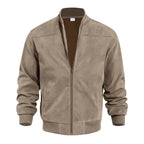 Luca Bianchi | Premium Suede-Touch Bomber Jacket For Men