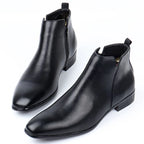 Alessio Romano | Minimalist Leather Chelsea Boots For Men