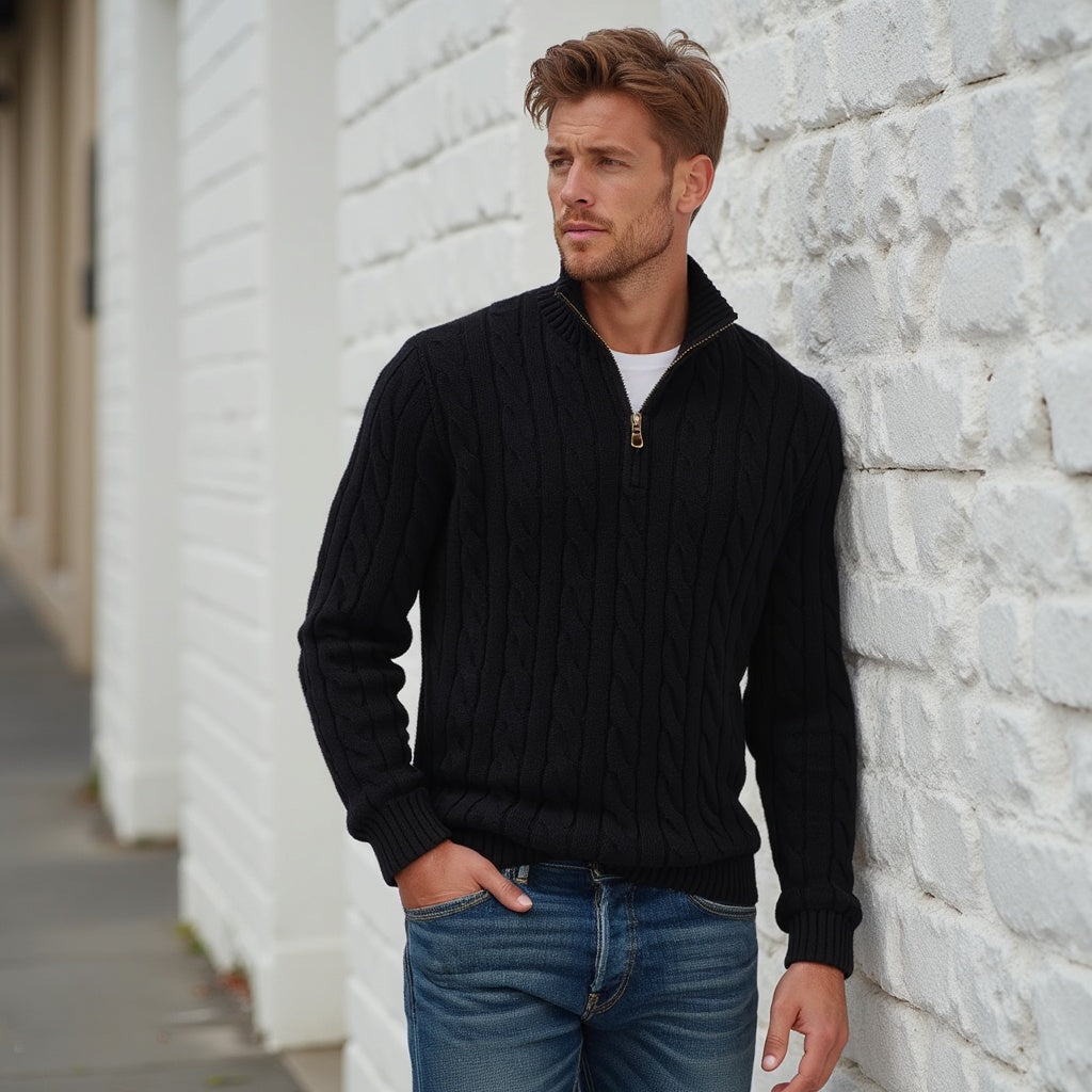 Ryan | Longline Draped Sleek Cardigan