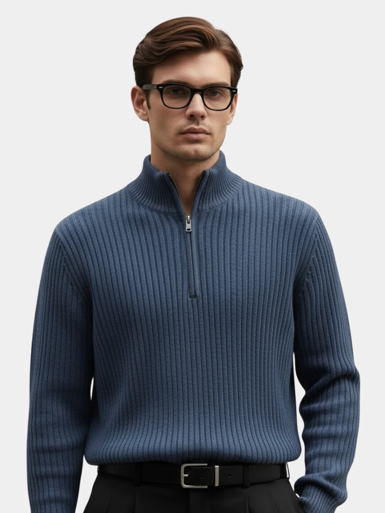 Zip-Up Distinguished Curated Cardigan