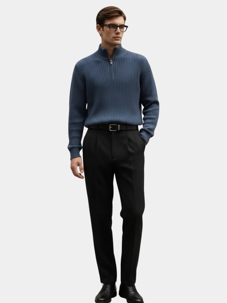 Zip-Up Distinguished Curated Cardigan