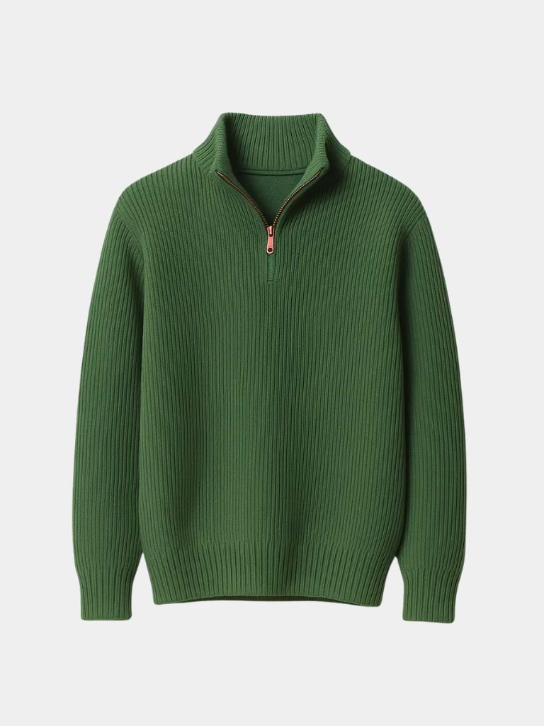 Zip-Up Distinguished Curated Cardigan