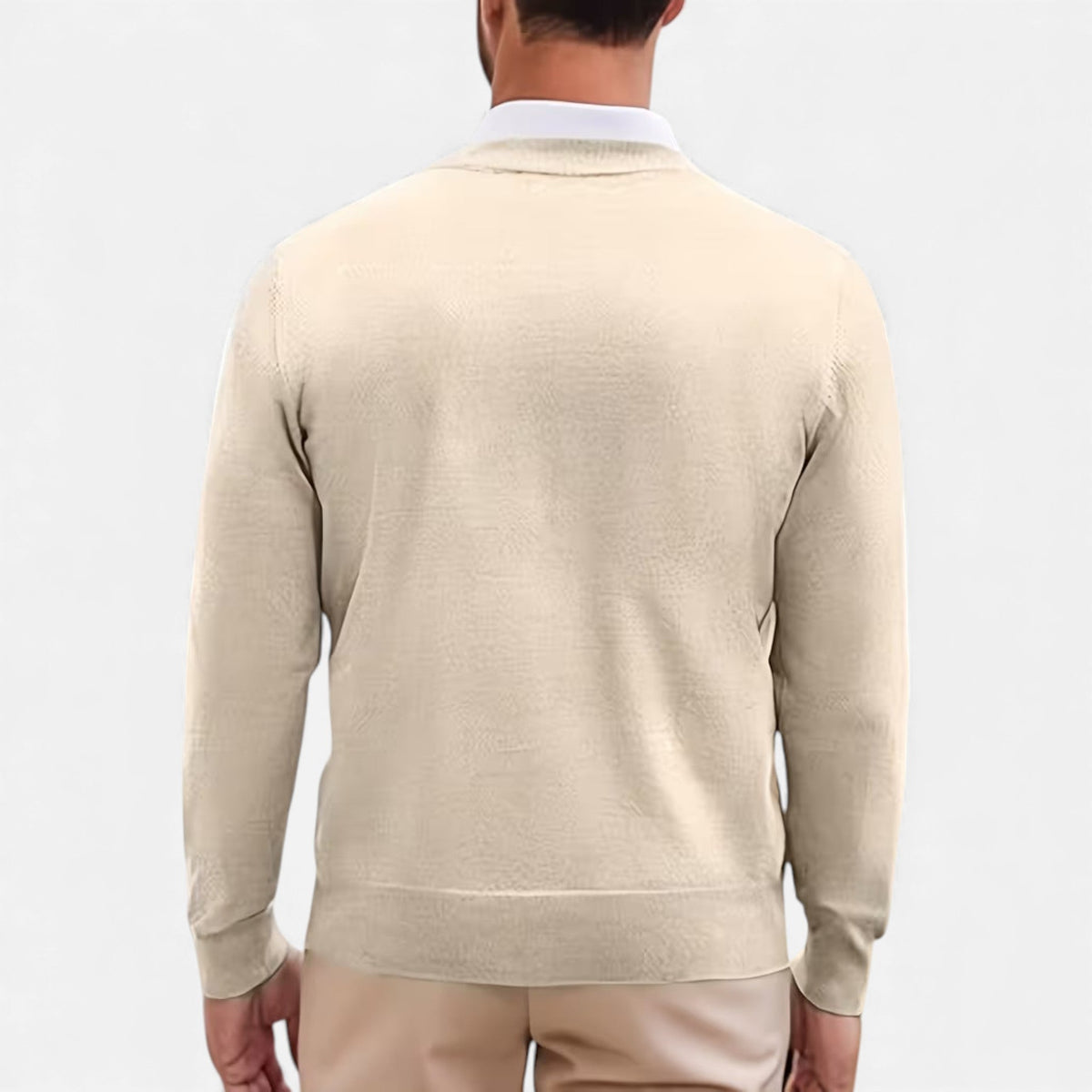 Anthony | V-Neck Longline Graceful Cardigan