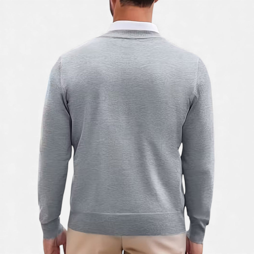 Anthony | V-Neck Longline Graceful Cardigan