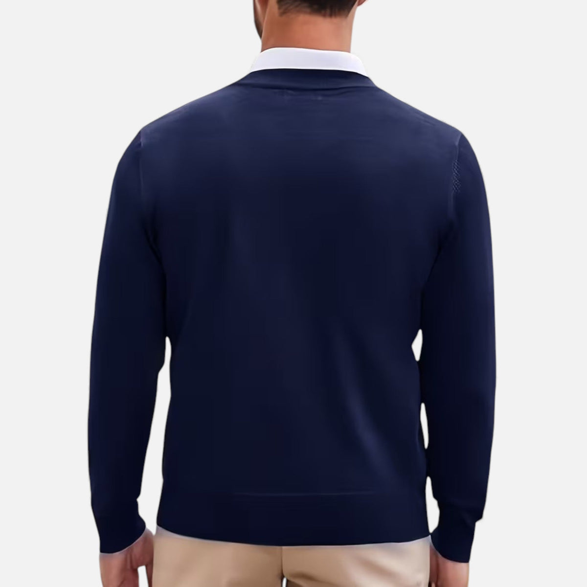 Anthony | V-Neck Longline Graceful Cardigan