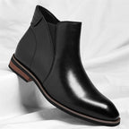 Henry Baxter | Retro High-Top Leather Boots For Men
