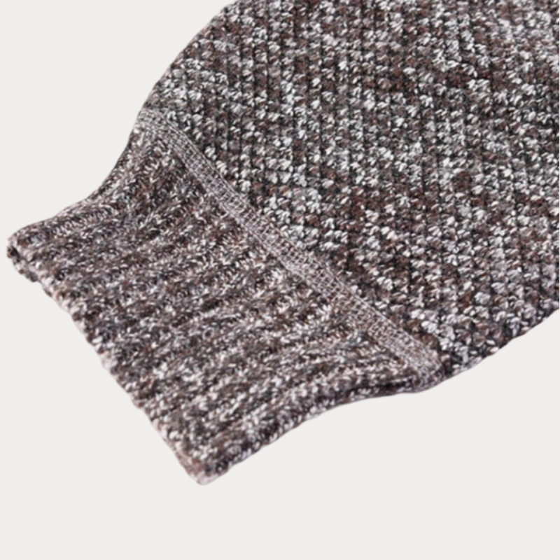 Zip-Up Sculpted Draped Cardigan