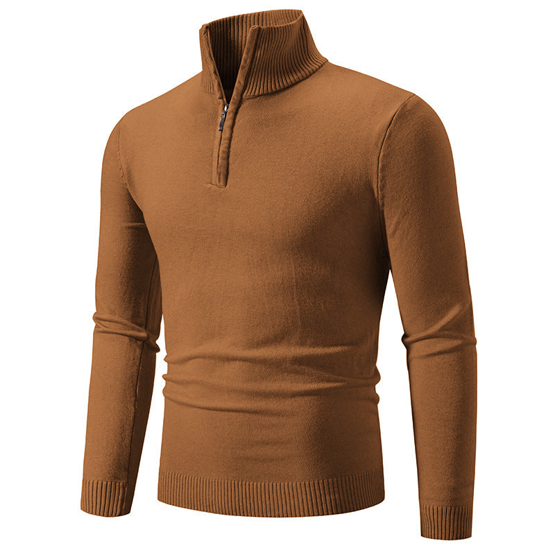 Zip-Up Longline Heritage Sweater