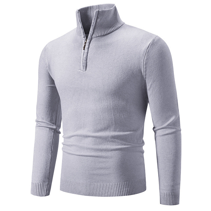 Zip-Up Longline Heritage Sweater
