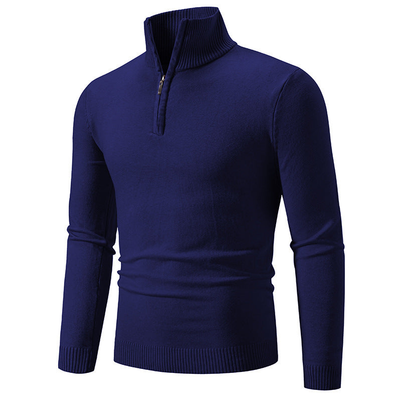 Zip-Up Longline Heritage Sweater