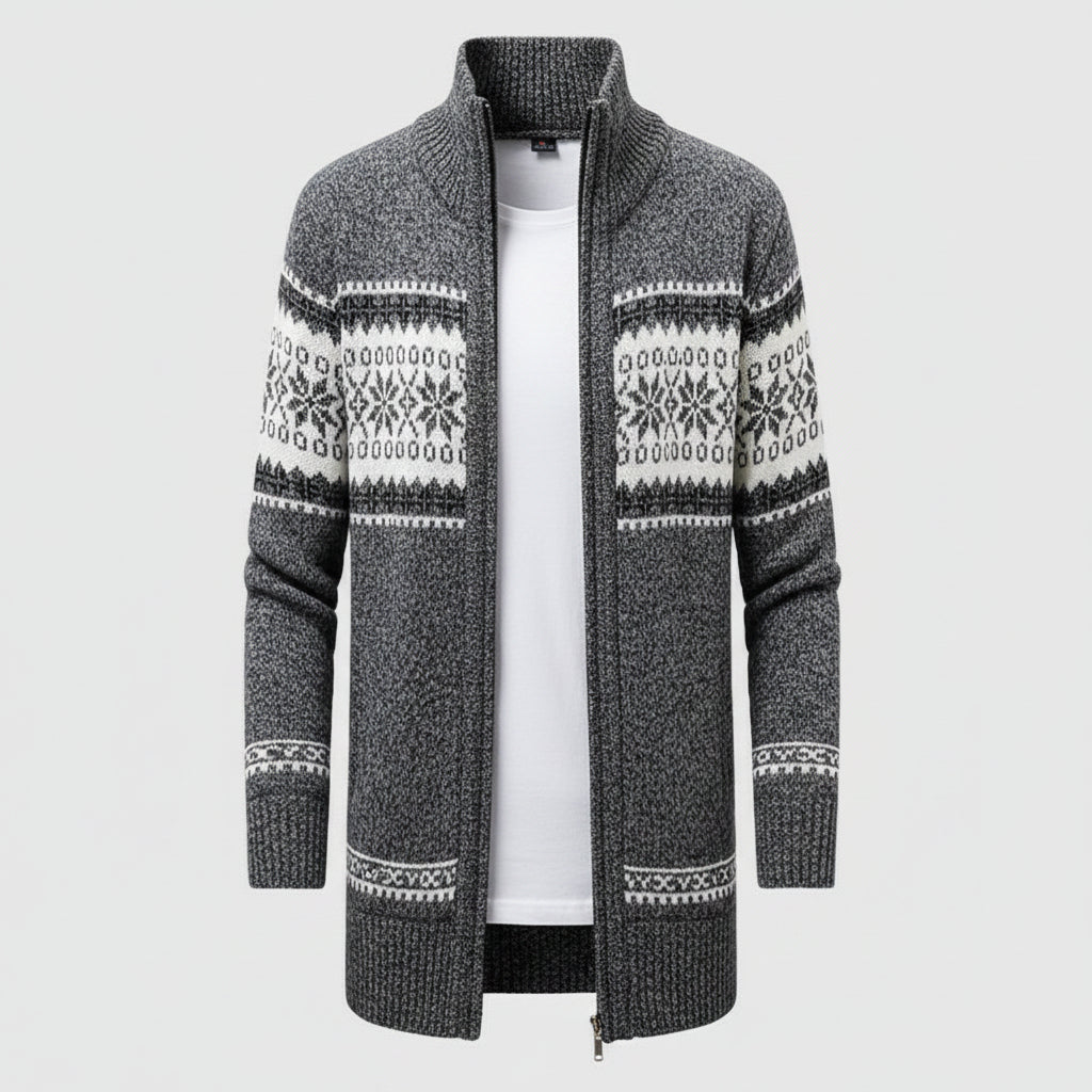 Oversized Signature Graceful Cardigan