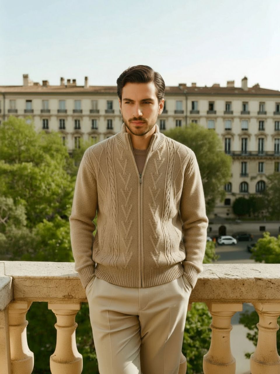 Longline Contemporary Heritage Cardigan