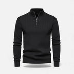 Zip-Up Poised Chic Cardigan
