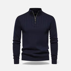 Zip-Up Poised Chic Cardigan