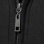 Zip-Up Poised Chic Cardigan