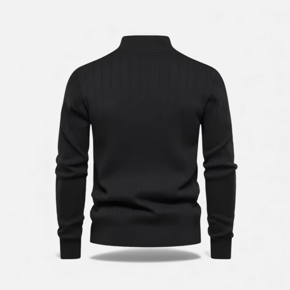 Zip-Up Poised Chic Cardigan