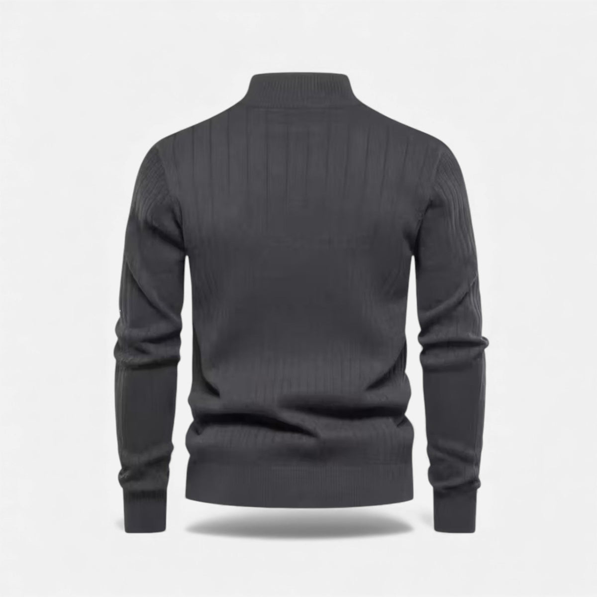 Zip-Up Poised Chic Cardigan