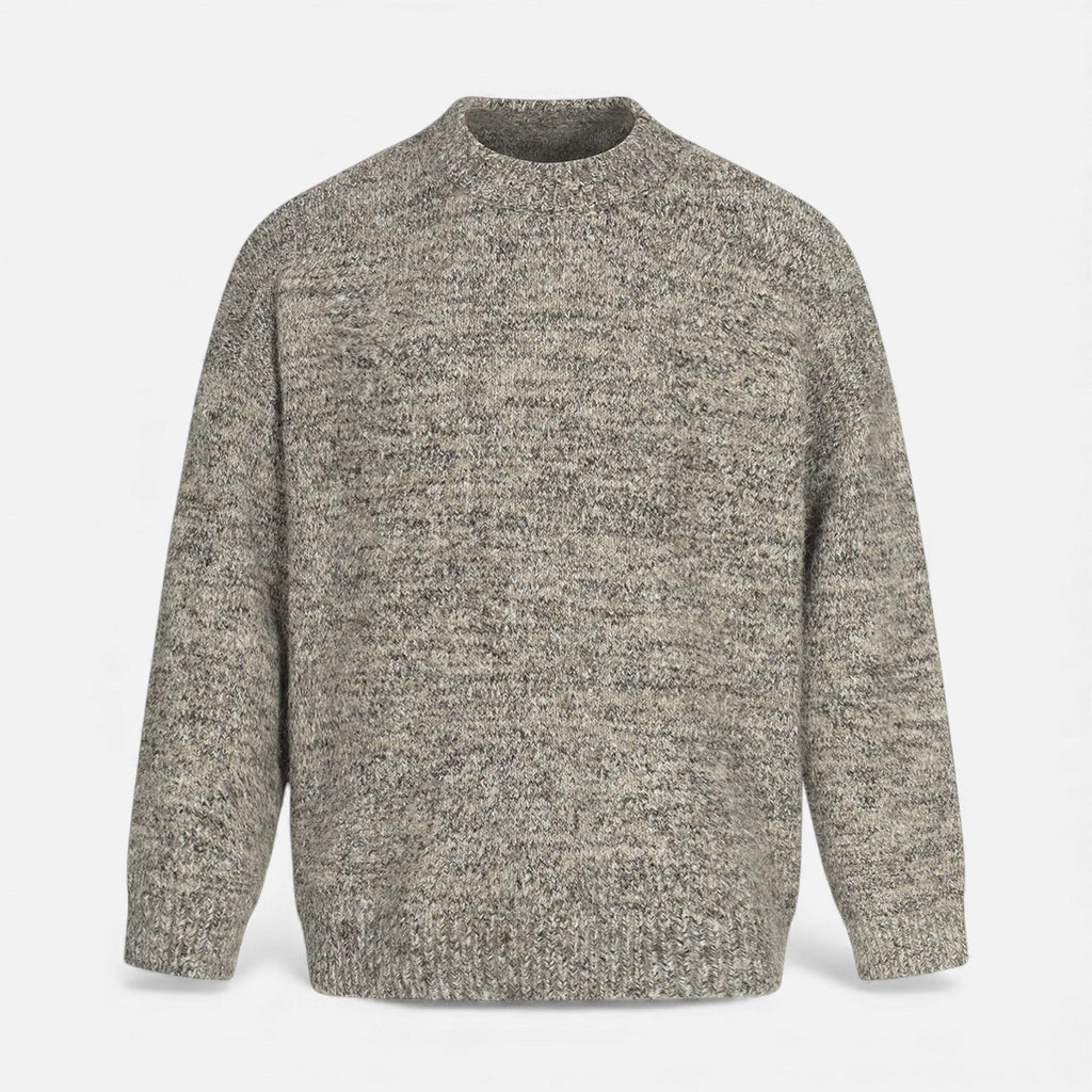 Crew-Neck Understated Considered Cardigan