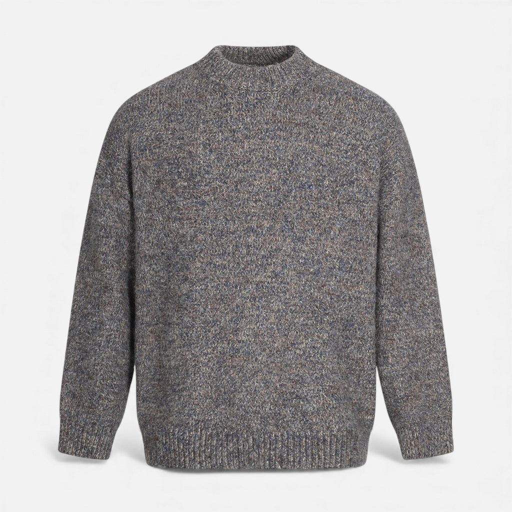 Crew-Neck Understated Considered Cardigan
