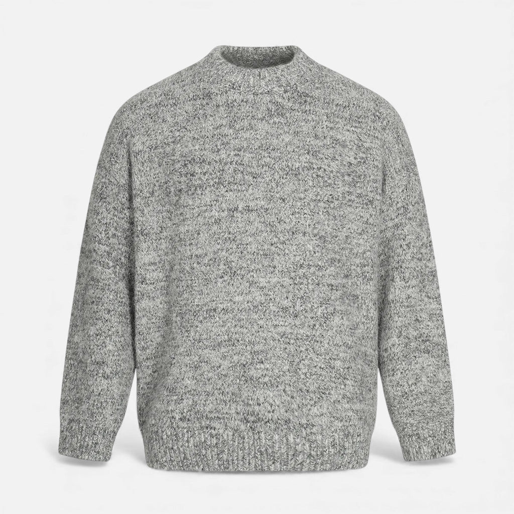 Crew-Neck Understated Considered Cardigan