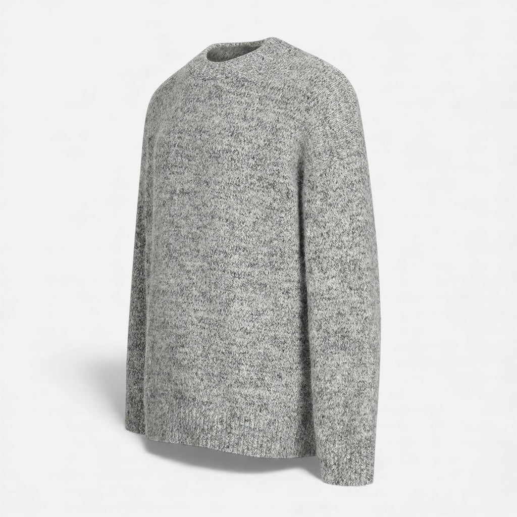 Crew-Neck Understated Considered Cardigan
