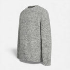 Crew-Neck Understated Considered Cardigan