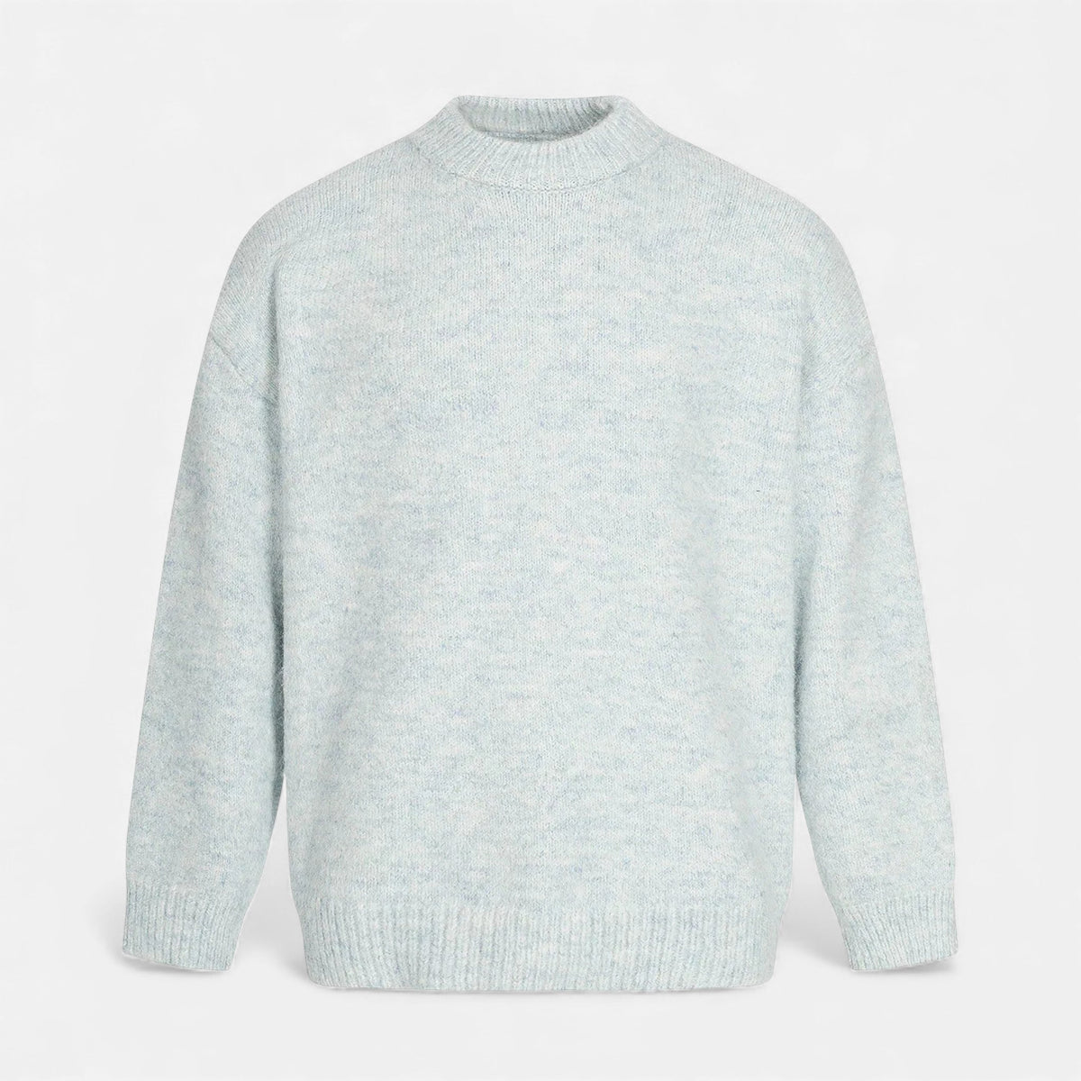 Crew-Neck Understated Considered Cardigan