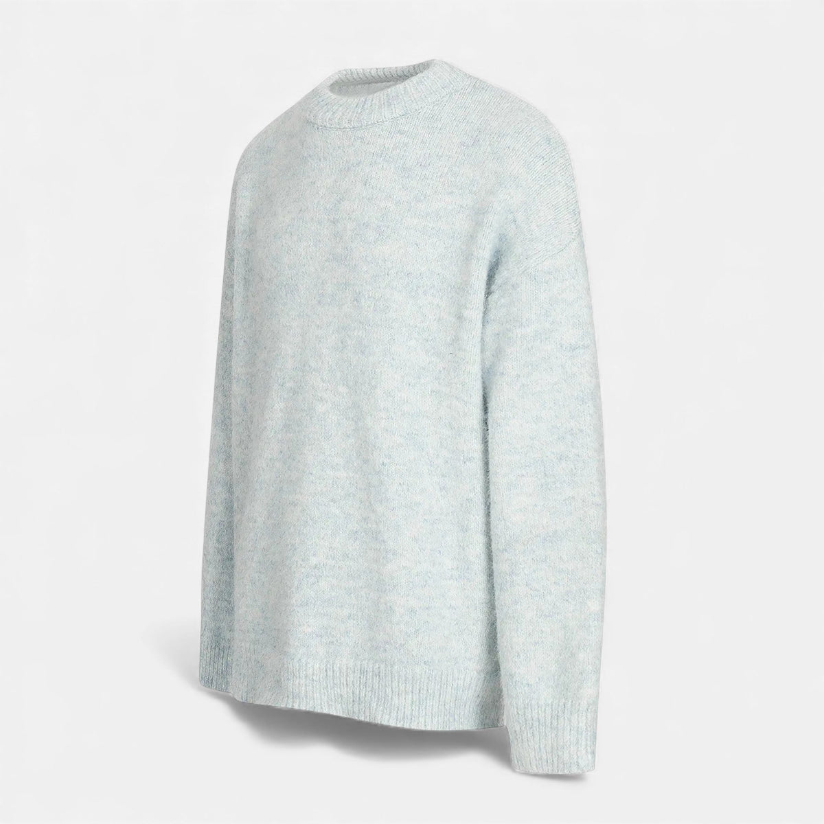 Crew-Neck Understated Considered Cardigan