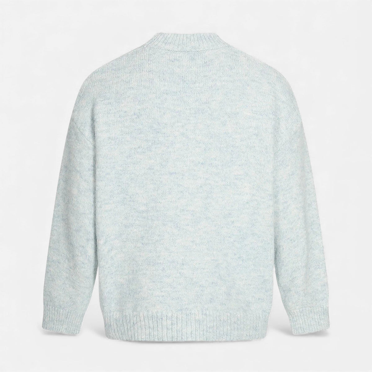 Crew-Neck Understated Considered Cardigan