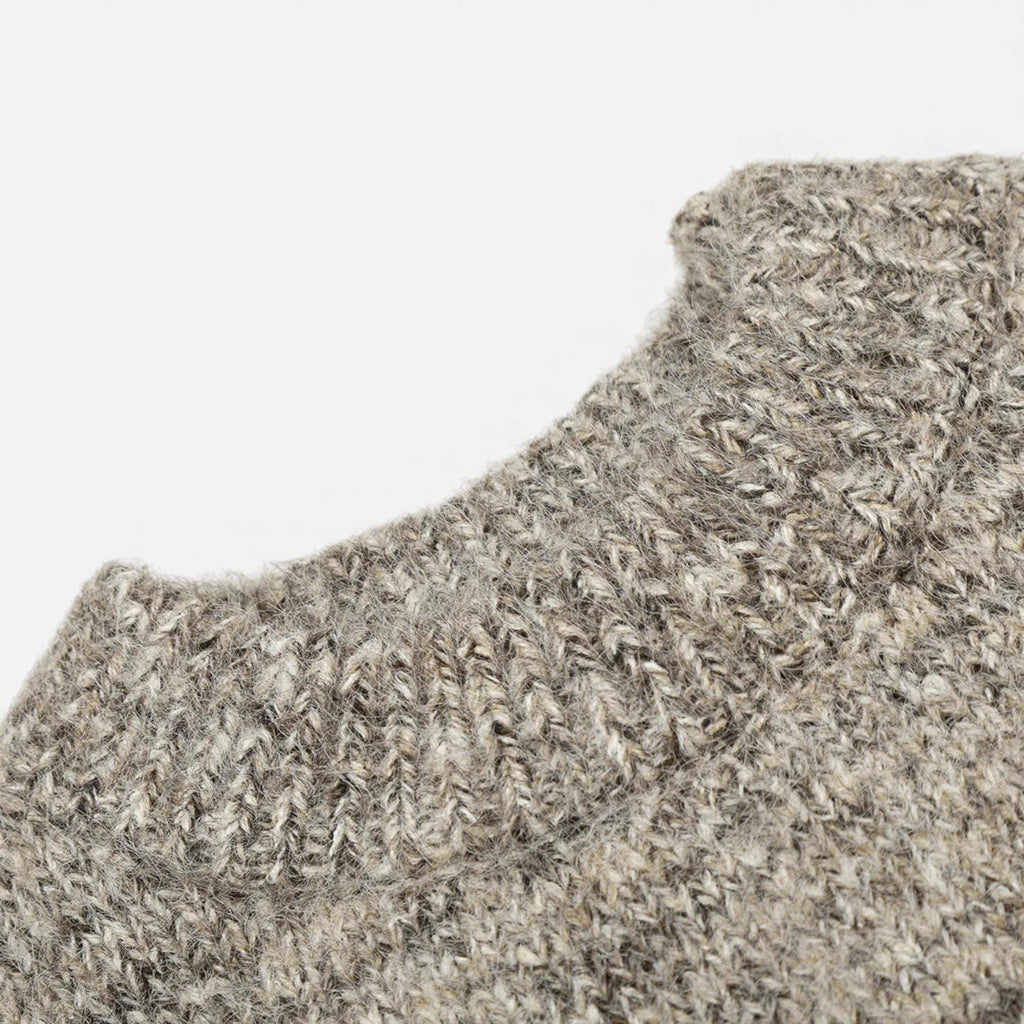 Crew-Neck Understated Considered Cardigan
