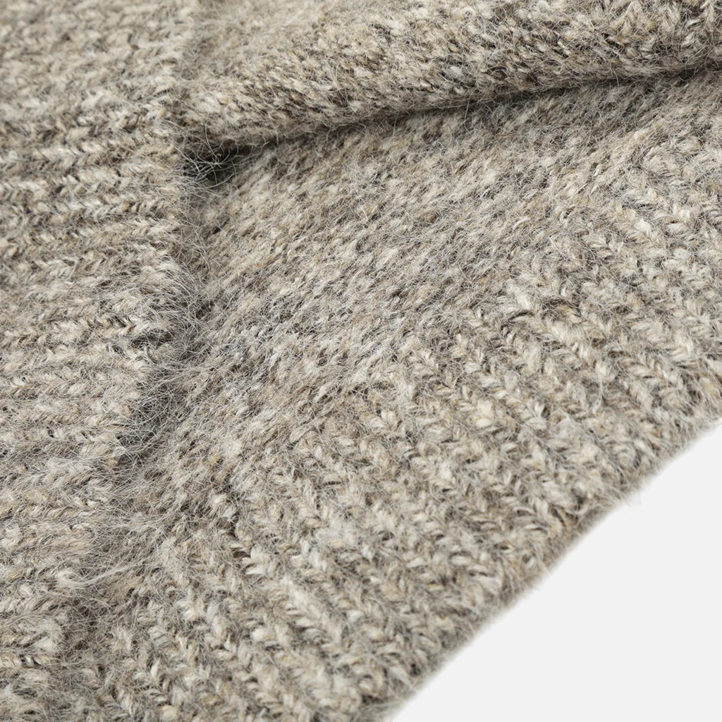 Crew-Neck Understated Considered Cardigan