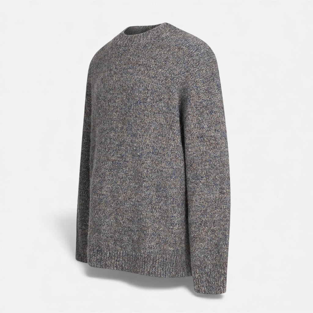 Crew-Neck Understated Considered Cardigan