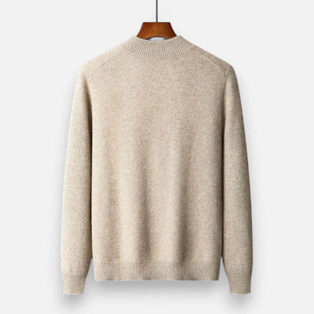 Refined Zip-Up Poised Cardigan
