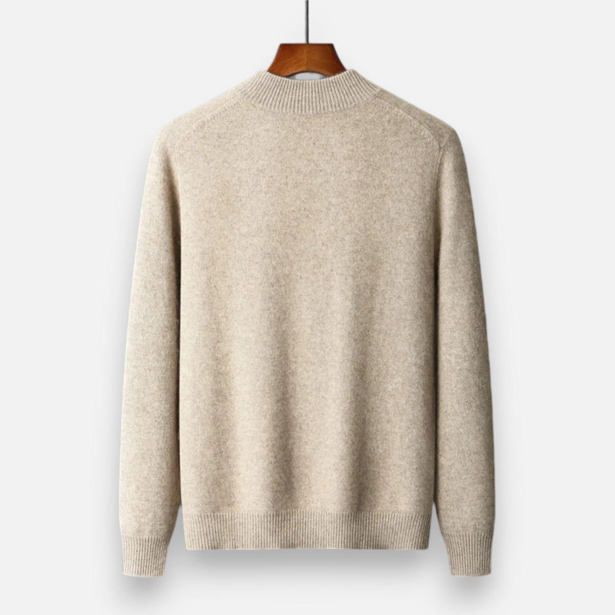 Refined Zip-Up Poised Cardigan
