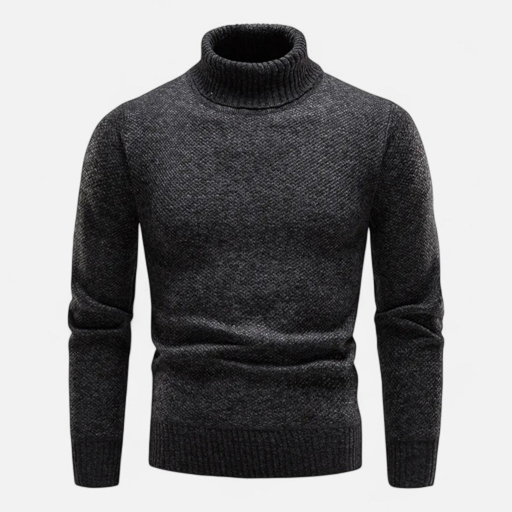 Turtleneck Longline Contemporary Cardigan