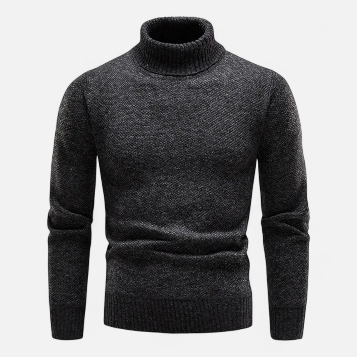 Turtleneck Longline Contemporary Cardigan