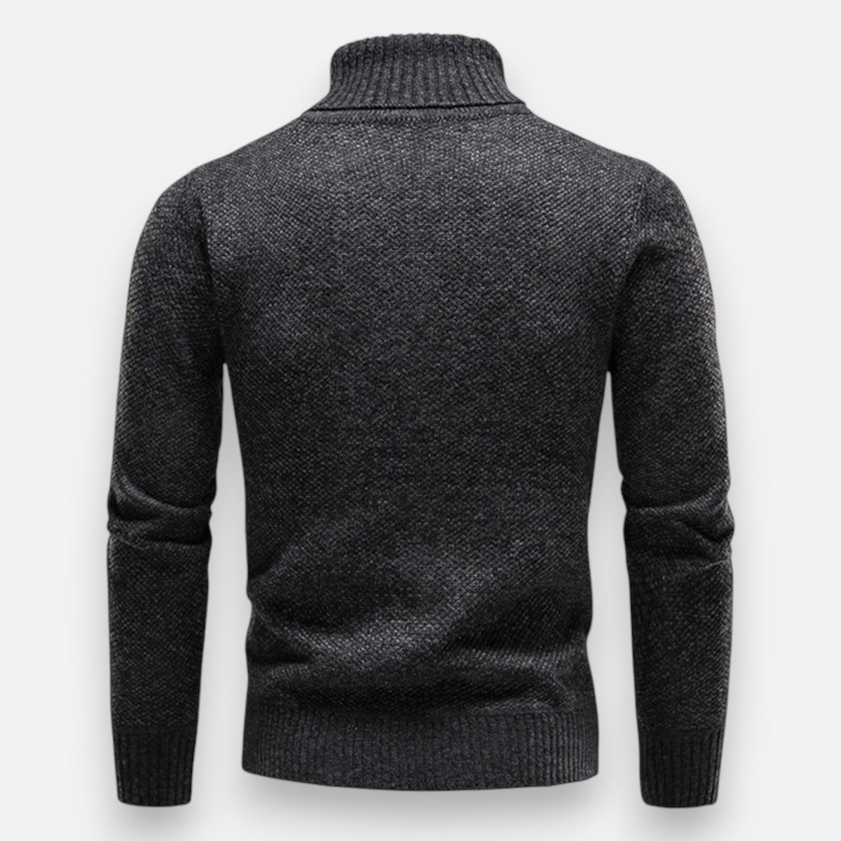 Turtleneck Longline Contemporary Cardigan