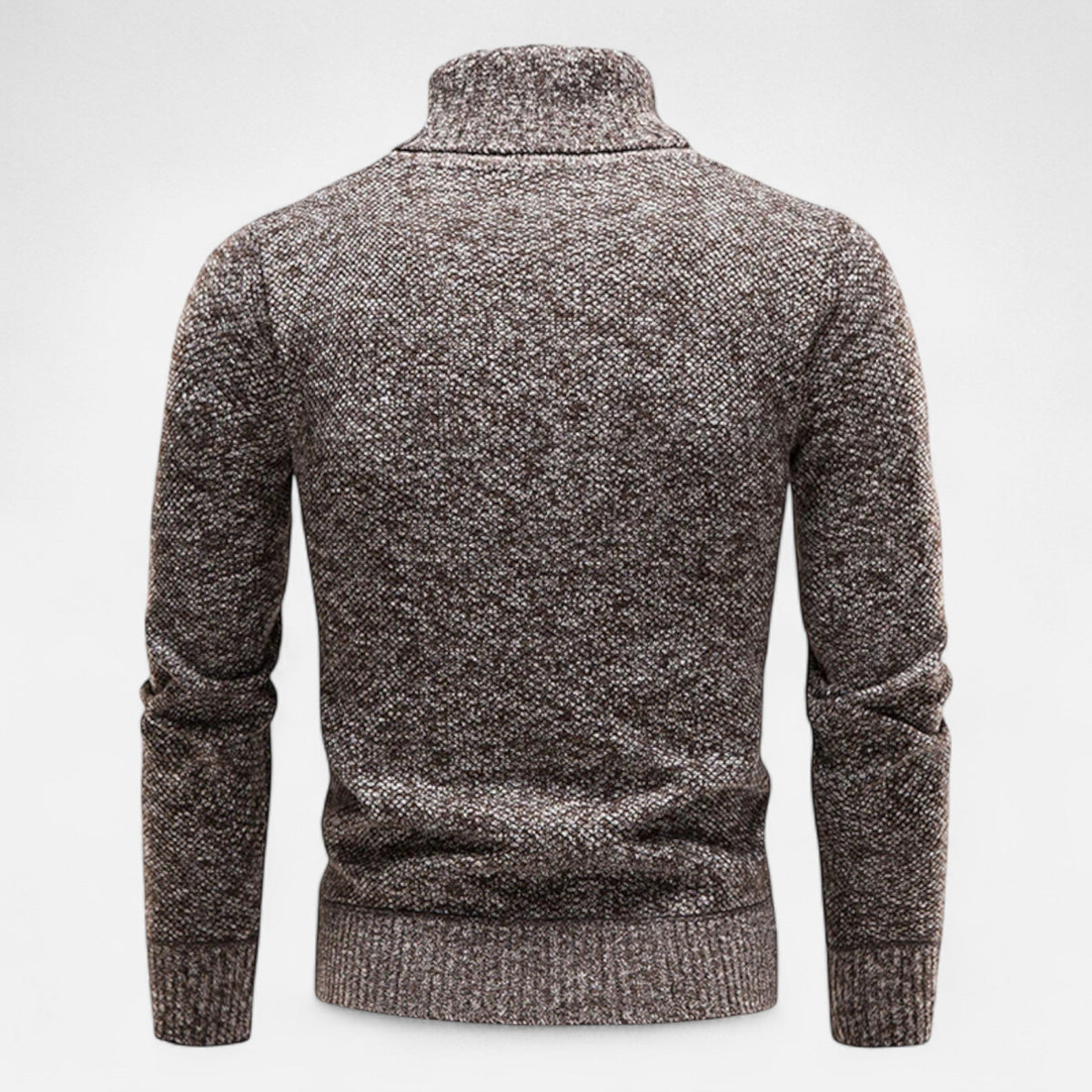 Turtleneck Longline Contemporary Cardigan