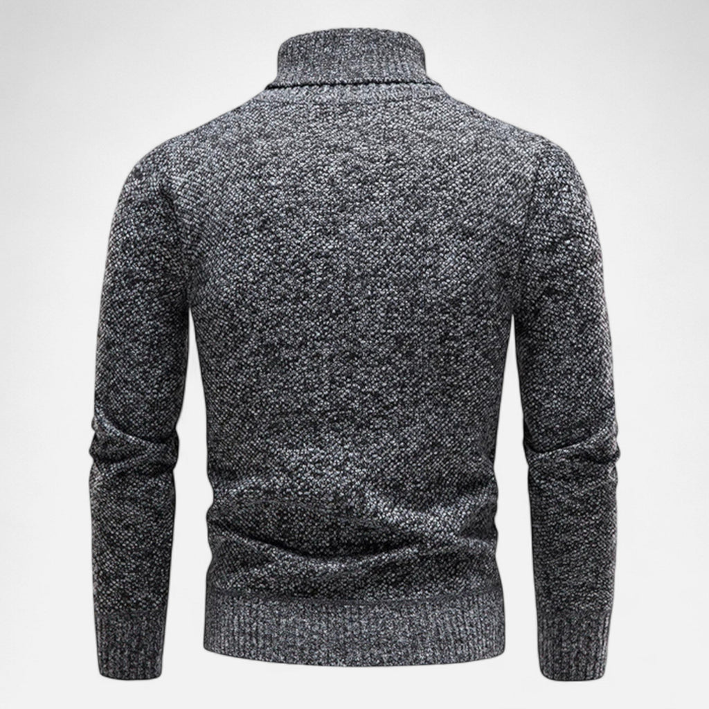Turtleneck Longline Contemporary Cardigan