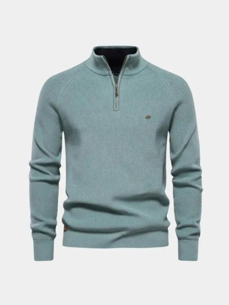 John | Sleek Zip-Up Considered Cardigan