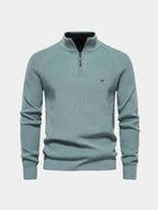 John | Sleek Zip-Up Considered Cardigan